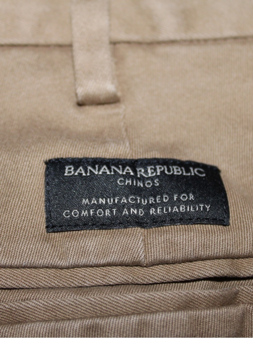 Banana Republic Tan Chino Pants